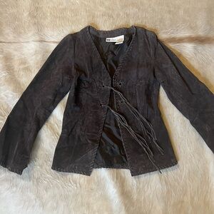 Vintage Faded Glory brown suede jacket